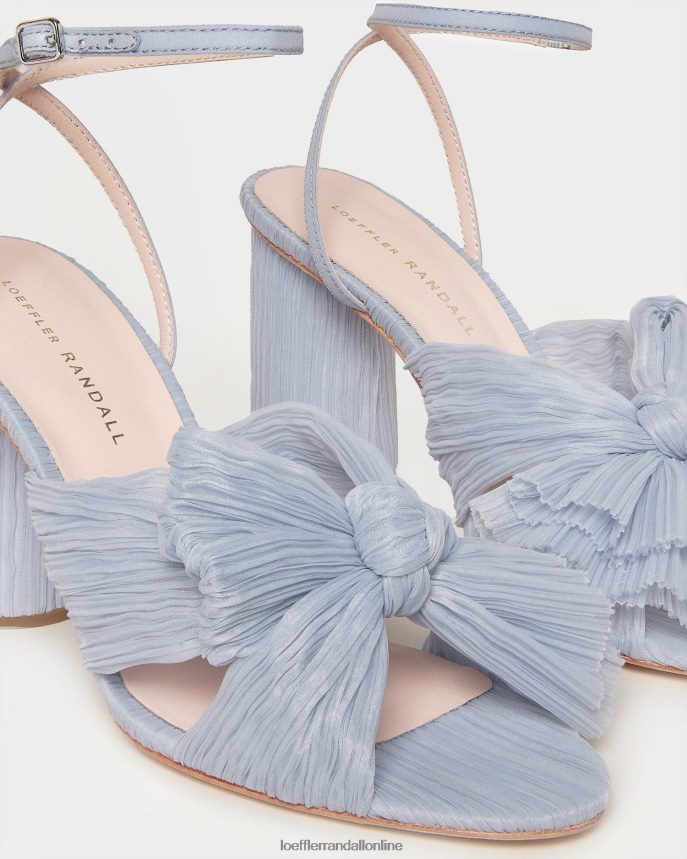Loeffler Randall kamélia skladaná mašľa podpätok Modrá ženy topánky PT864D7
