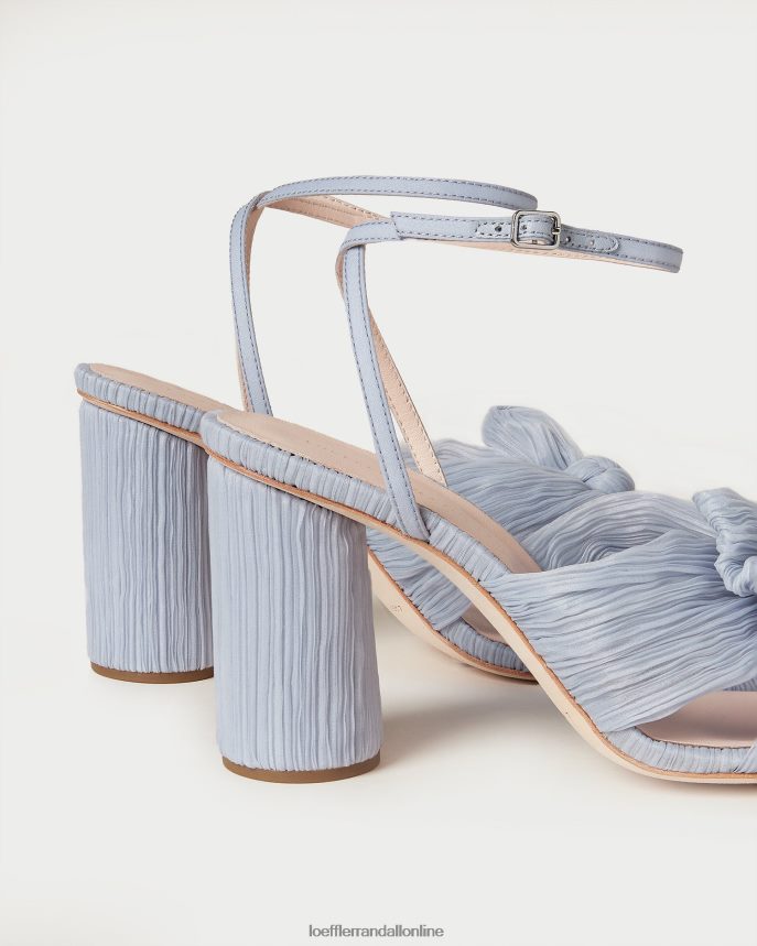Loeffler Randall kamélia skladaná mašľa podpätok Modrá ženy topánky PT864D7