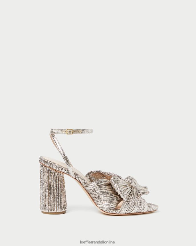 Loeffler Randall kamélia skladaná mašľa podpätok šampanské ženy topánky PT864D64
