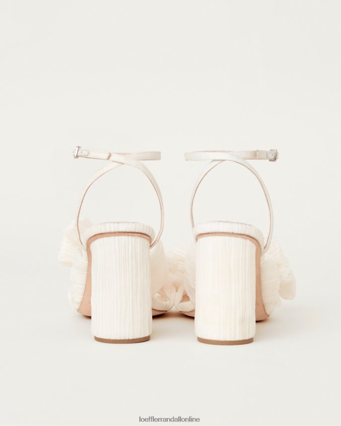 Loeffler Randall kamélia skladaná mašľa podpätok vegánska perla ženy topánky PT864D1