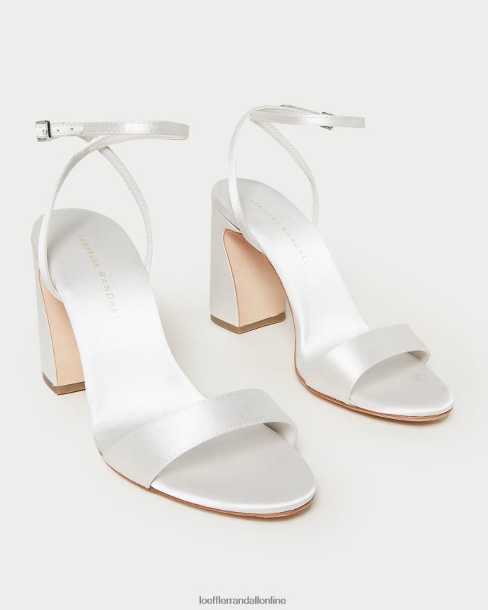 Loeffler Randall malia sandále so zakriveným opätkom krém ženy topánky PT864D45