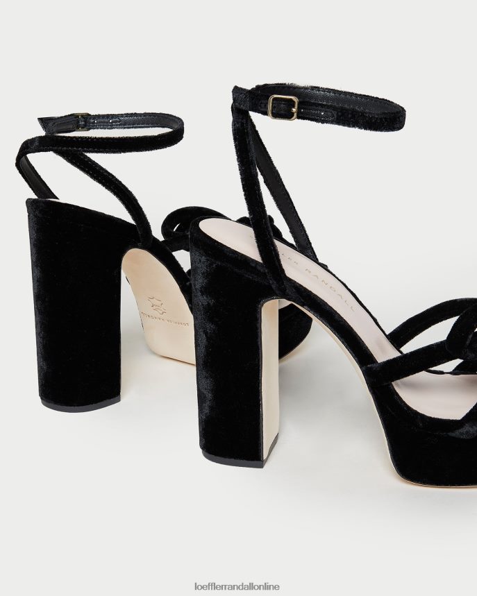 Loeffler Randall melany platforma luk podpätok čierna ženy topánky PT864D55