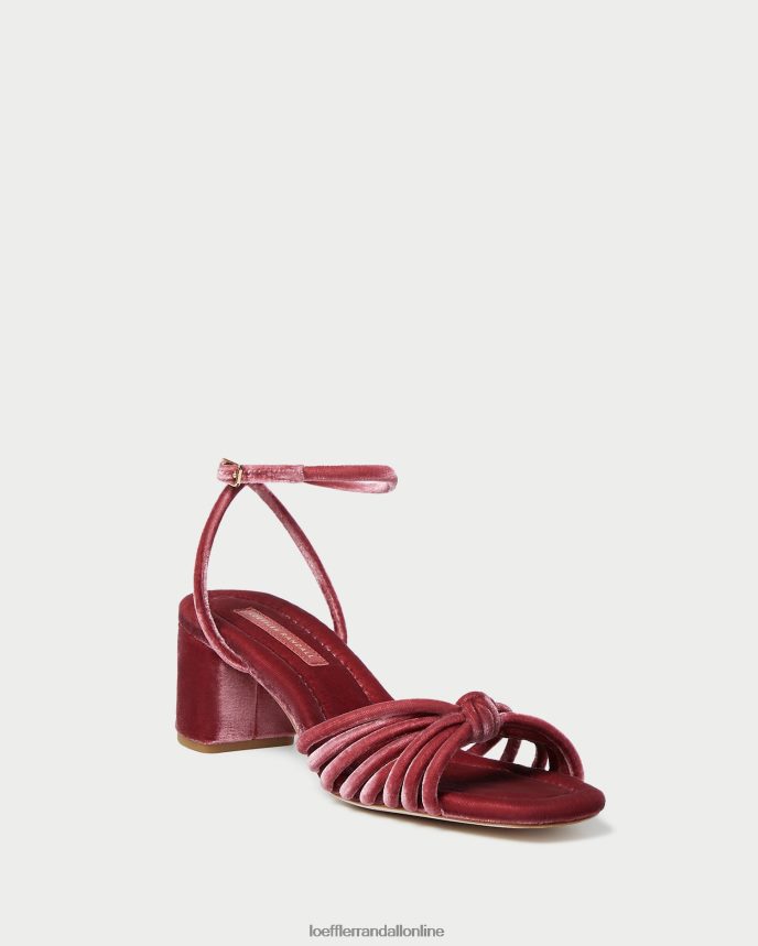 Loeffler Randall oliviový uzol v strede podpätku čajová ruža ženy topánky PT864D80