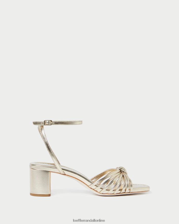 Loeffler Randall oliviový uzol v strede podpätku šampanské ženy topánky PT864D51