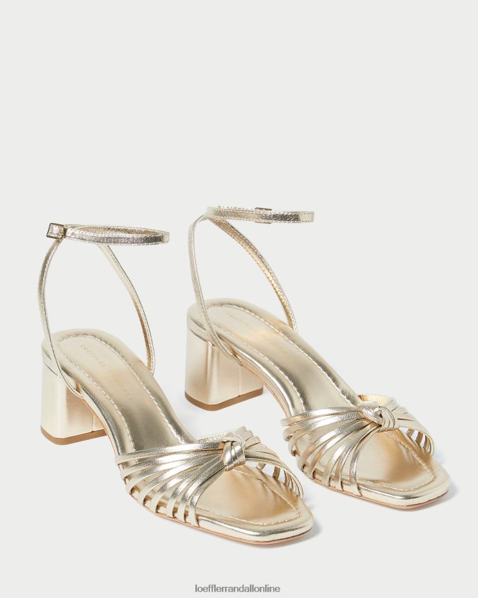 Loeffler Randall oliviový uzol v strede podpätku šampanské ženy topánky PT864D51