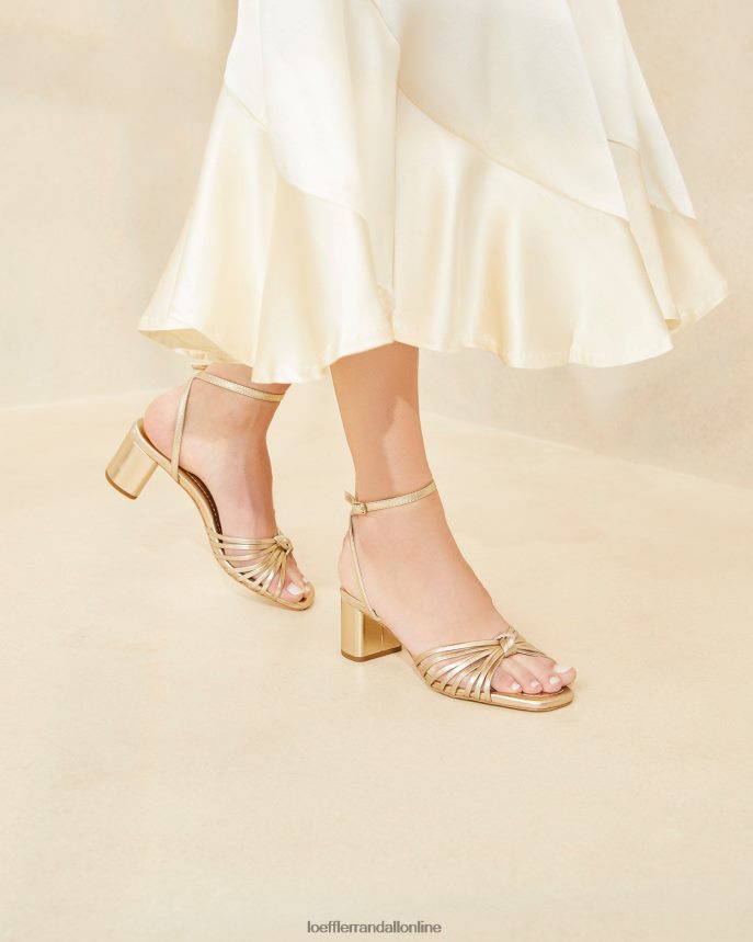 Loeffler Randall oliviový uzol v strede podpätku šampanské ženy topánky PT864D51