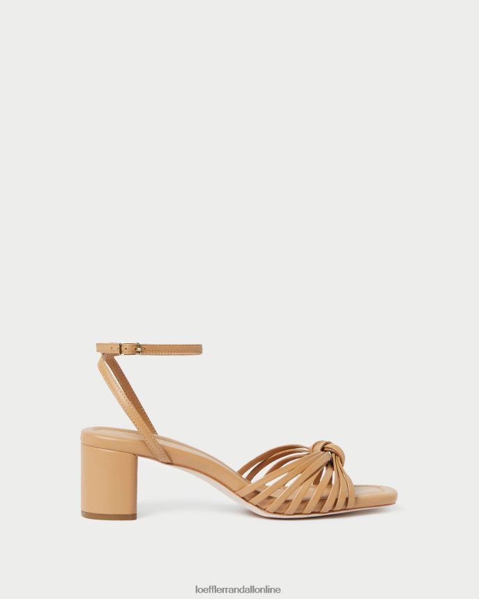 Loeffler Randall oliviový uzol v strede podpätku piesočná duna ženy topánky PT864D66