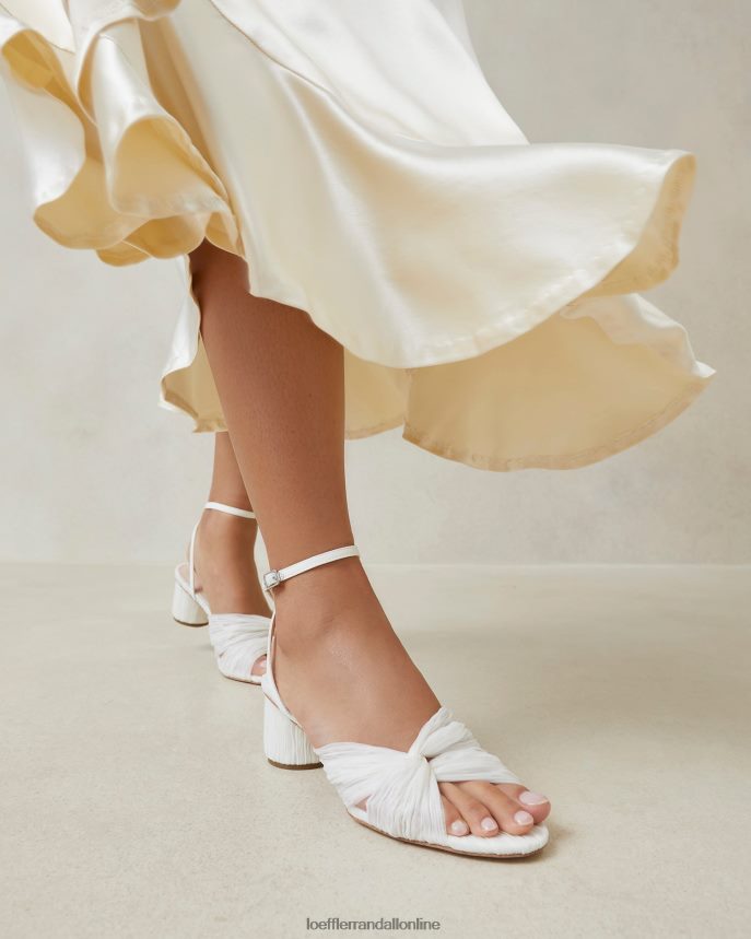 Loeffler Randall raegan plisovaná twist päta perla ženy topánky PT864D33