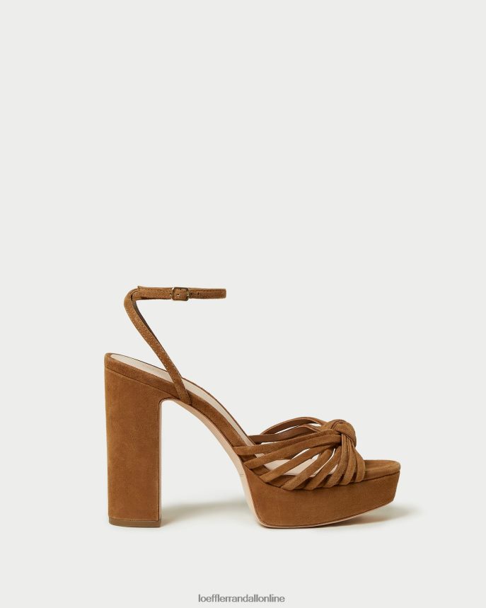 Loeffler Randall sandál na platforme rivka knot kakao ženy topánky PT864D81
