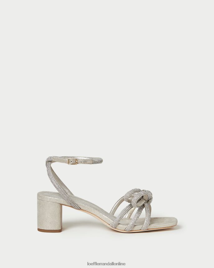 Loeffler Randall sandále mikel mašľa na strednom opätku cappuccino ženy topánky PT864D15