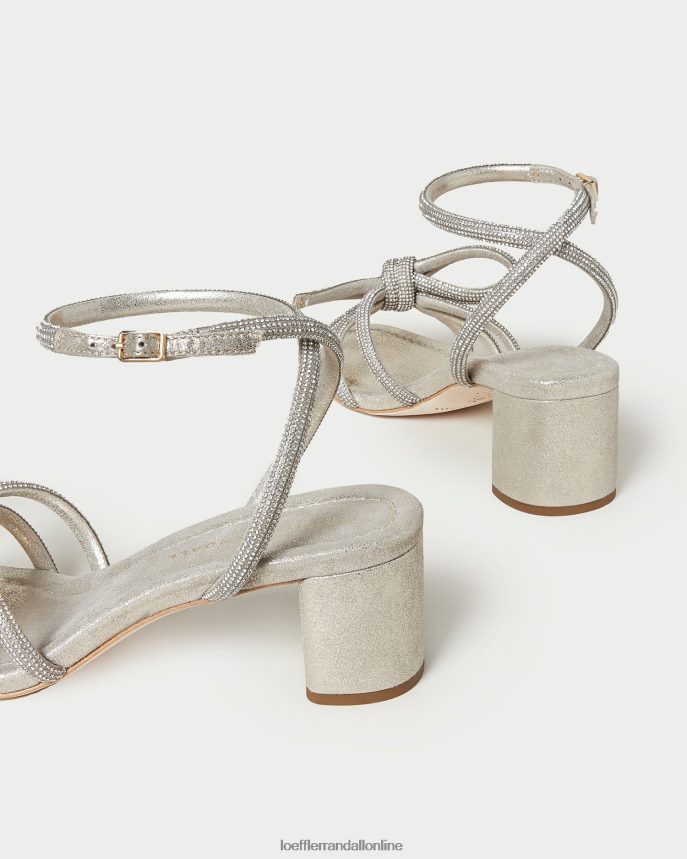 Loeffler Randall sandále mikel mašľa na strednom opätku cappuccino ženy topánky PT864D15
