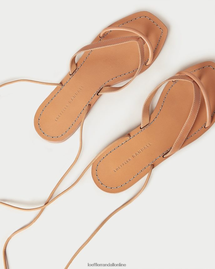 Loeffler Randall lila tangá zavinovacie sandále med ženy topánky PT864D106
