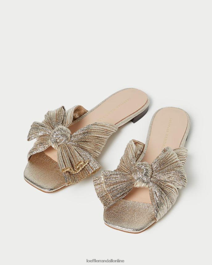 Loeffler Randall šmykľavka daphne luk šampanské ženy topánky PT864D124