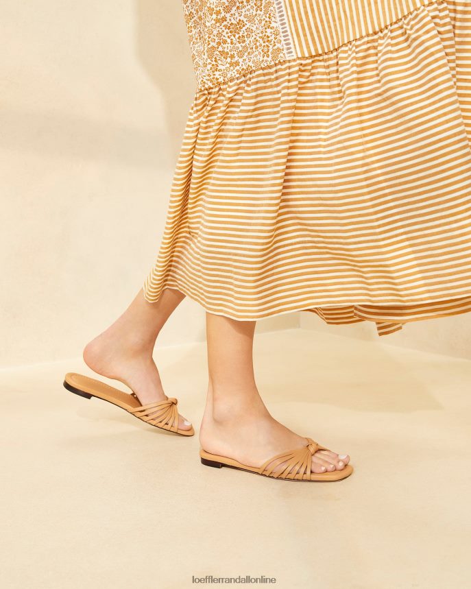 Loeffler Randall sandále izzie knot piesočná duna ženy topánky PT864D122